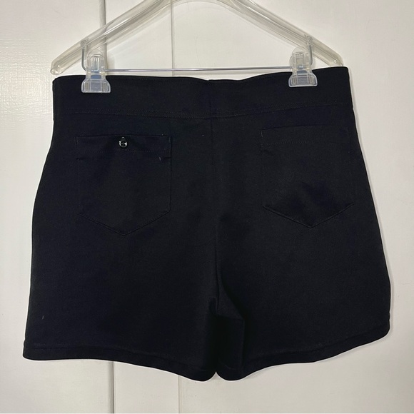 Vintage 80s MacGregor Black Polyester Sporty Tennis Golf Athletic Shorts - Picture 4 of 6
